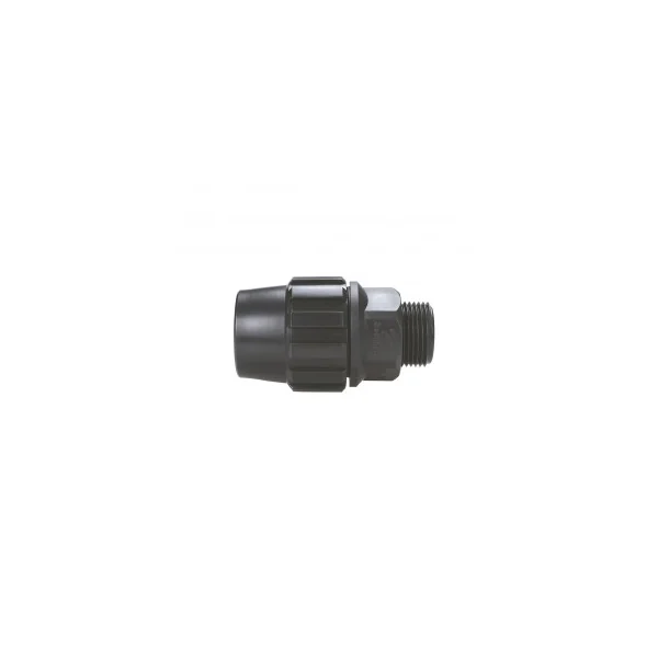 Enlace Recto Rosca Macho Fitting Polietileno Crearplast