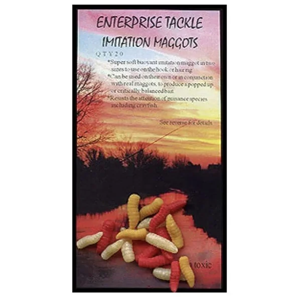 Enterprise Tackle Imitation Maggots Colores Mixtos