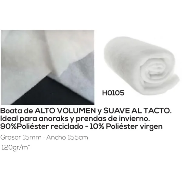 Entretela Boata H0105 - Alto Volumen 120gr/m2