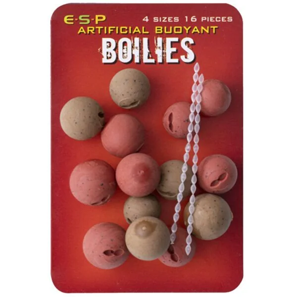 ESP Artificial Boilies Buoyant Red - Brown