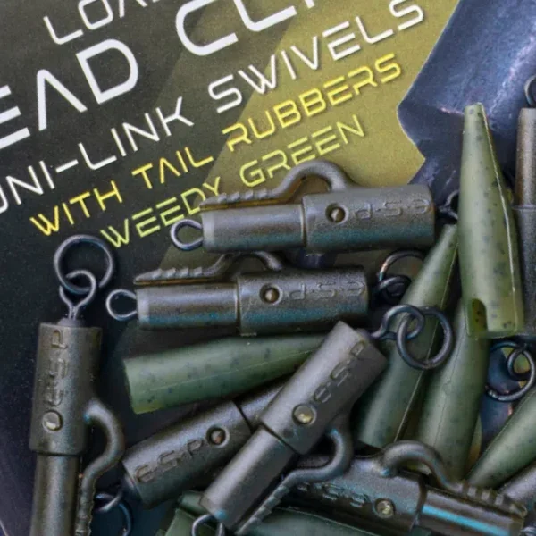 E.S.P Leads Clip + Tail Rubbers-Verde - Imagen 2