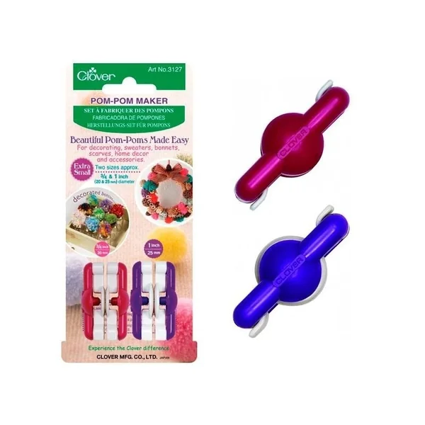 Fabricadores de Pompones Clover Pom-Pom Maker