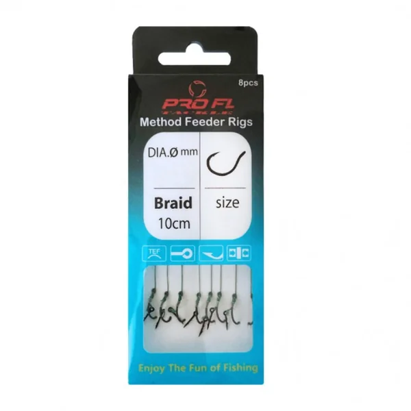 FL Method Feeder Anzuelos Power Carp Size 6 8uds