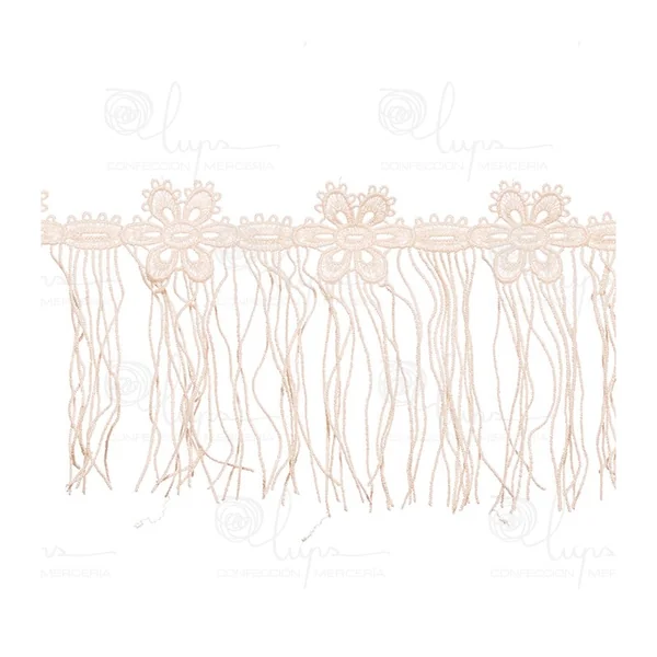 Fleco Flores Guipur 12cm - Imagen 3