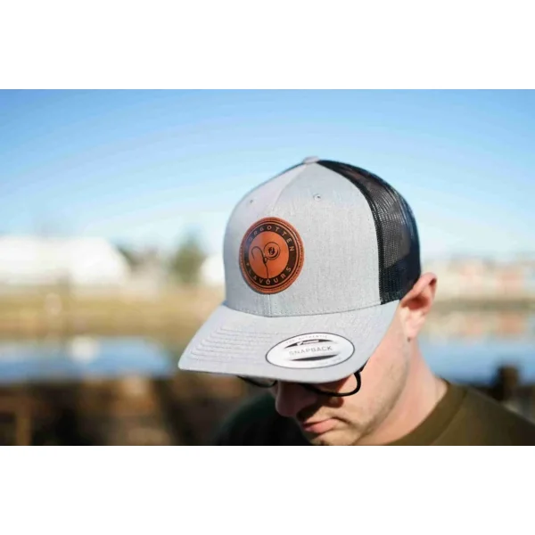 Forgotten Flavours Gorra retro de malla Gris y Negra
