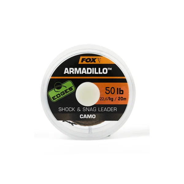 Fox Armadillo Camo Shock & Snag Leader 50 LB 20 M
