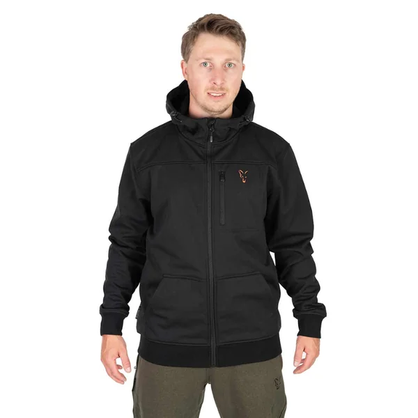 Fox Chaqueta Soft Shell Negra Naranja XL