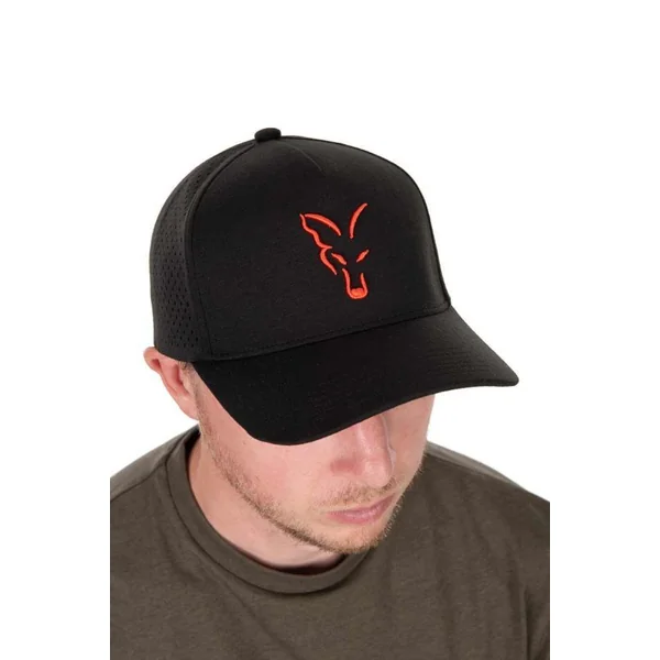 Fox Gorra de Béisbol Negro-Naranja