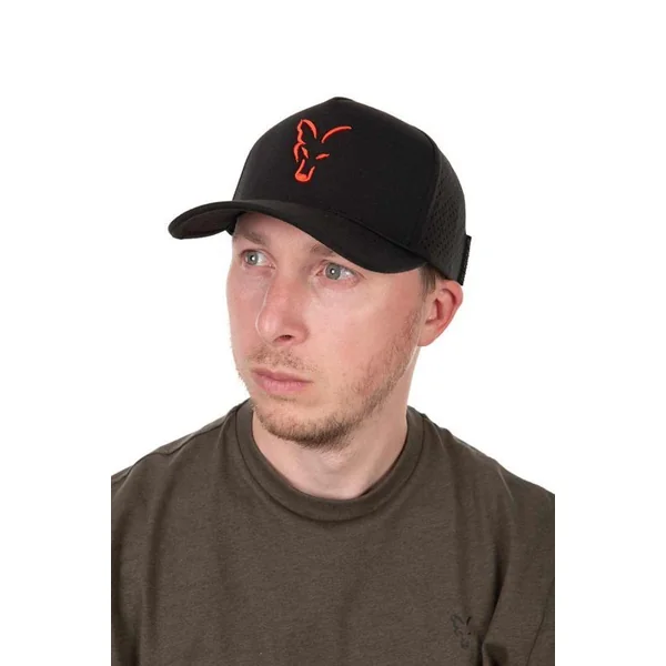 Fox Gorra de Béisbol Negro-Naranja - Imagen 2