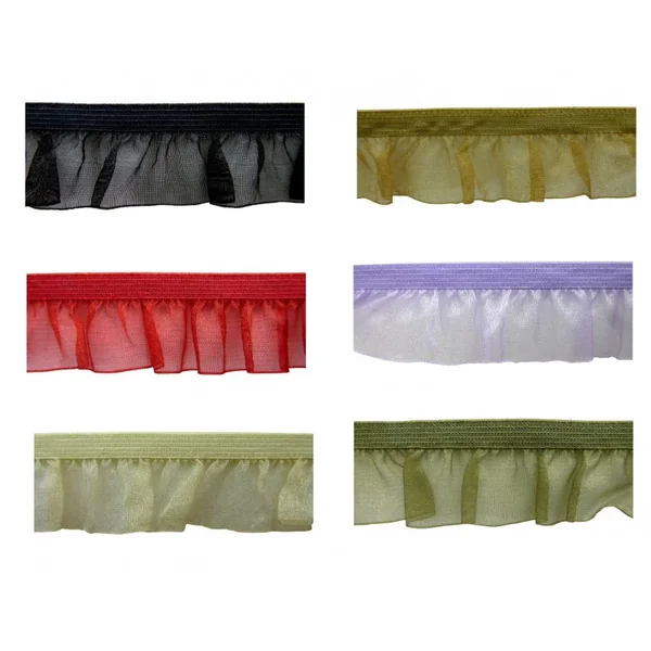 Fruncido elástico de organza - Imagen 2