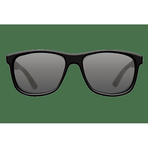 Gafas de sol clásicas con montura negra mate