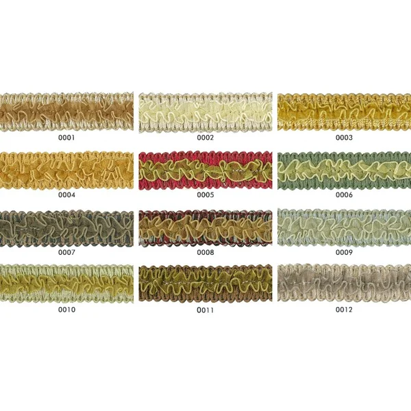 Galón Organza Juno - Pasamanería Fruncida de 1,5 cm