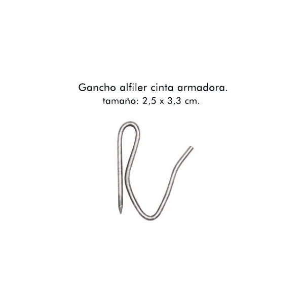 Gancho Alfiler para Cinta Armadora