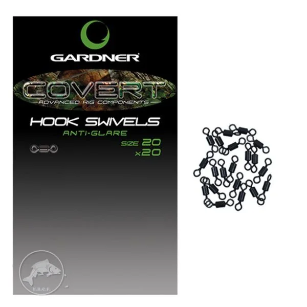 Gardner Covert Hook Swivels Nº20