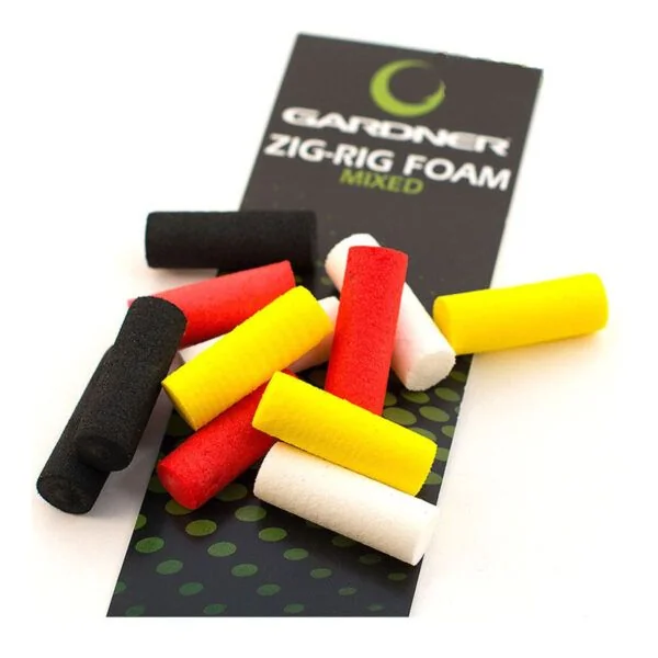 Gardner Zig Rig Foam Mixed ( Negro, Blanco, Rojo y Amarillo ) - Imagen 2