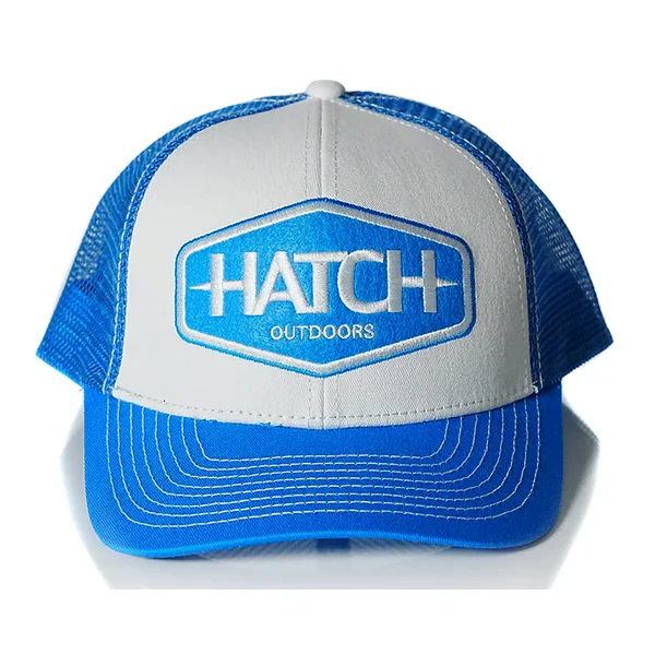 Gorra Hatch Marquee Trucker blanca/azul real