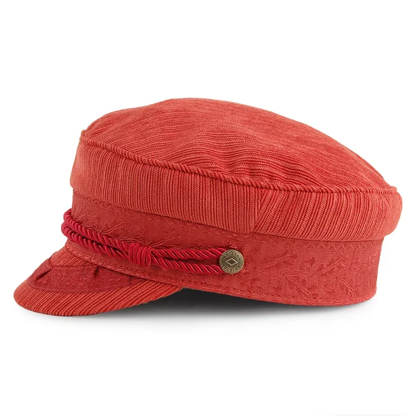 Gorra marinera Albany Ridged de Brixton - Naranja - Imagen 3