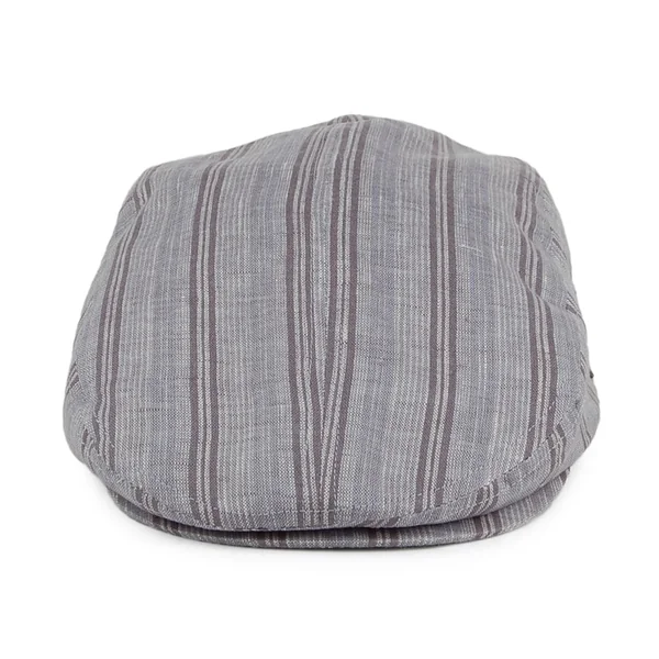 Gorra plana a rayas de Bailey - Gris - Imagen 2