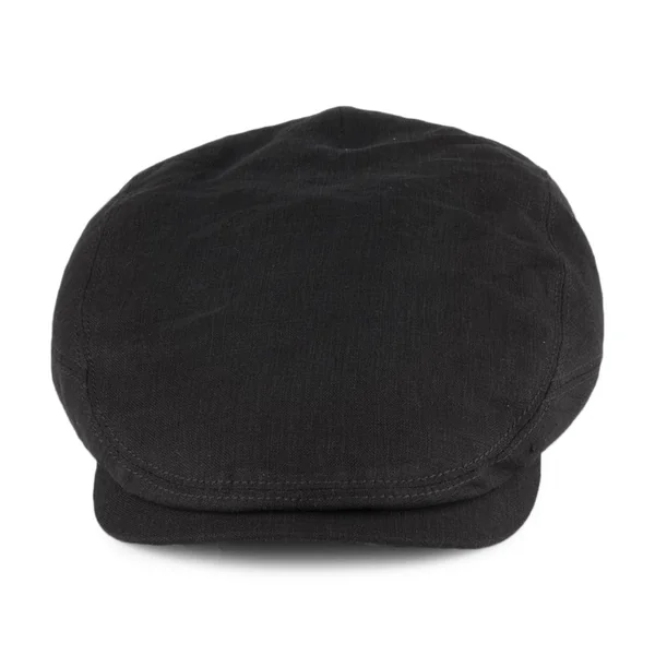 Gorra plana Driver de lino de Stetson - Negro - Imagen 2