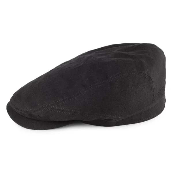 Gorra plana Driver de lino de Stetson - Negro - Imagen 3