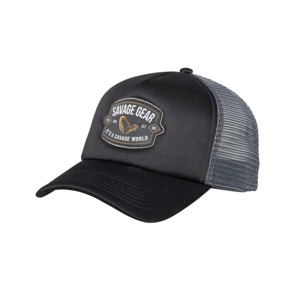 Gorra Savage Gear Badge Trucker Cap Black