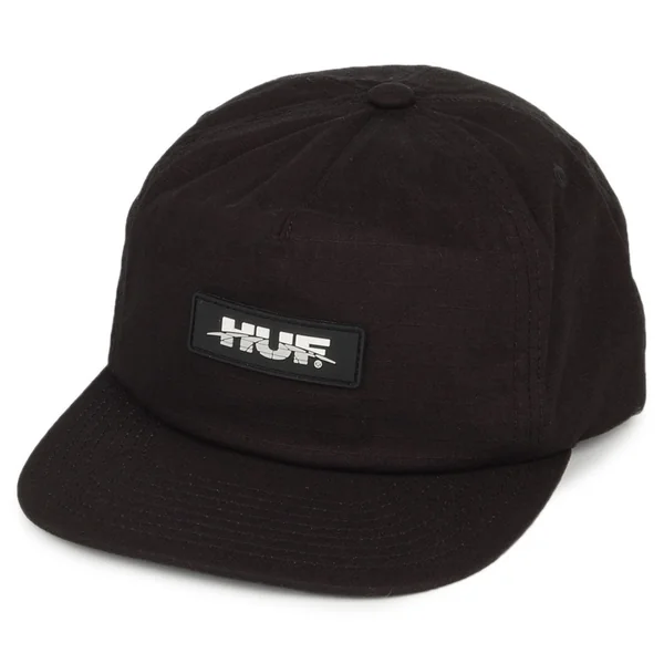 Gorra Snapback Horizon de Ripstop de HUF - Negro