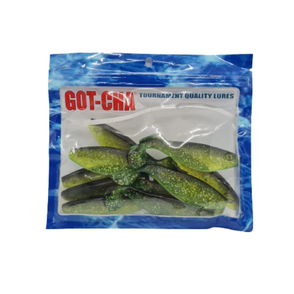 Got-Cha Shad body Chartreuse - Imagen 3