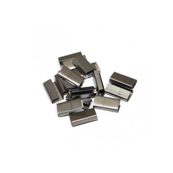 GRAPAS METÁLICAS PARA FLEJE DE PLÁSTICODE 12/13 MM.