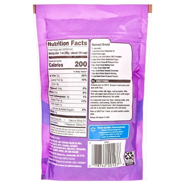 Great Value Chopped Pecans Nueces 113gr - Imagen 2