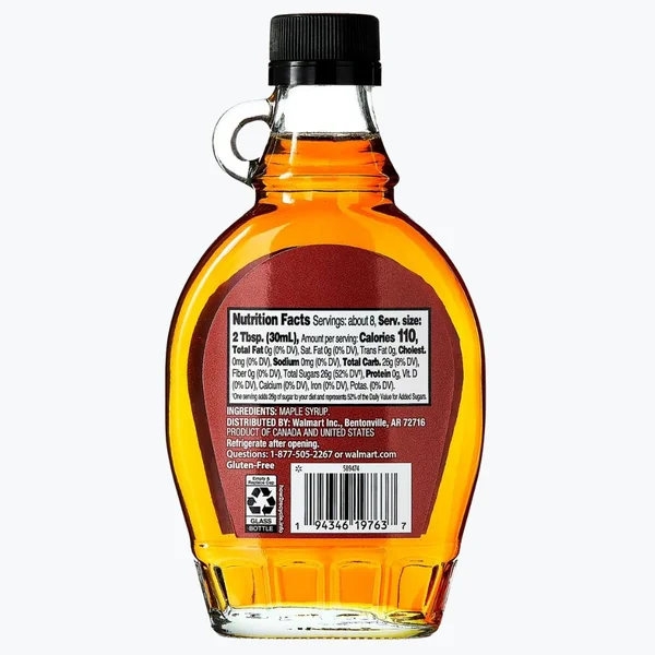 Great Value Pure Maple Syrup 236ml - Imagen 4
