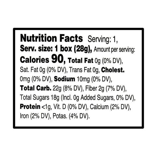 Great Value Uvas Pasas Sun Dried Raisins 28g - Imagen 3