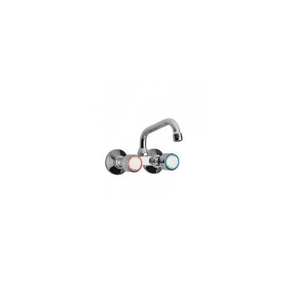 Grifería bimando fregadero pared ESE-23 210mm TRES