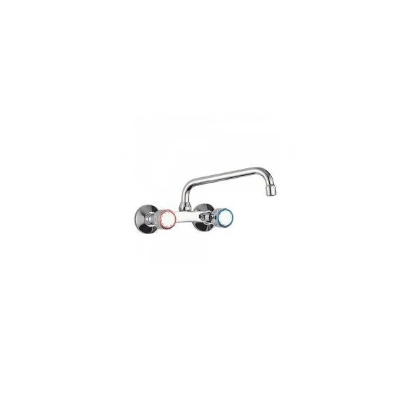 Grifería bimando fregadero pared ESE-23 258mm TRES