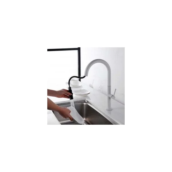 Grifo Cocina Blanco Serie Samoa IMEX - Imagen 3