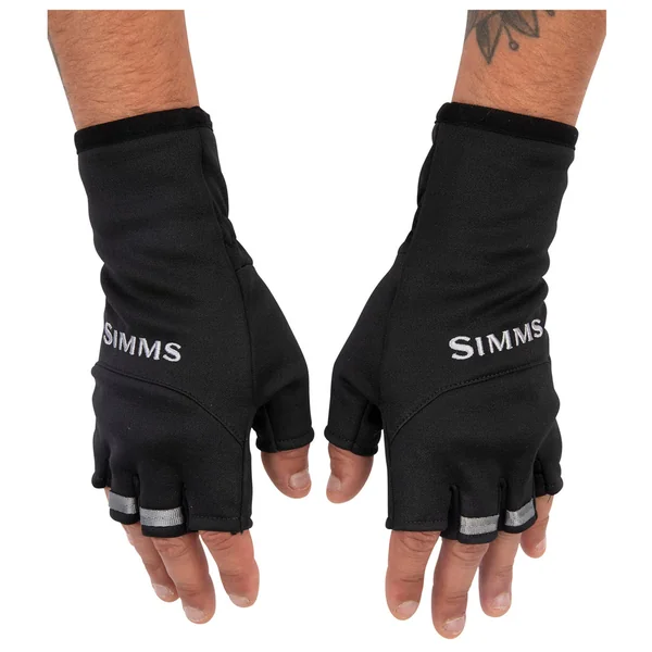 Guante Simms Freestone Half-Finger Glove black