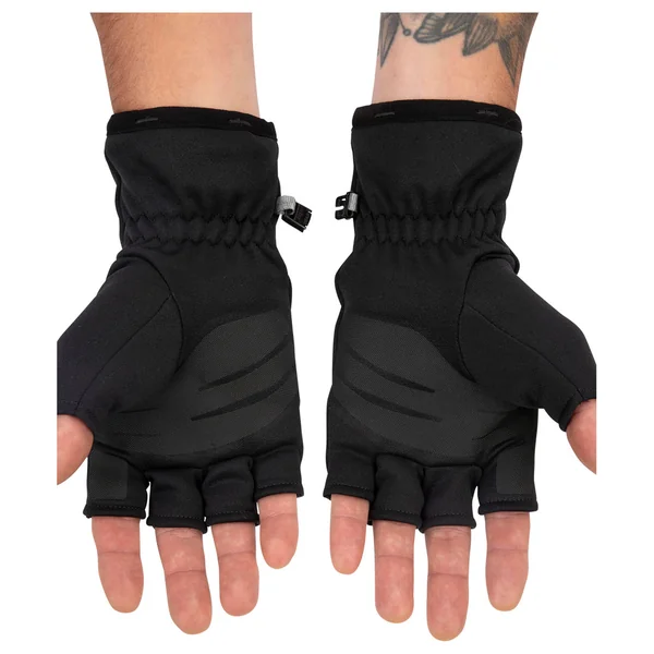 Guante Simms Freestone Half-Finger Glove black - Imagen 4