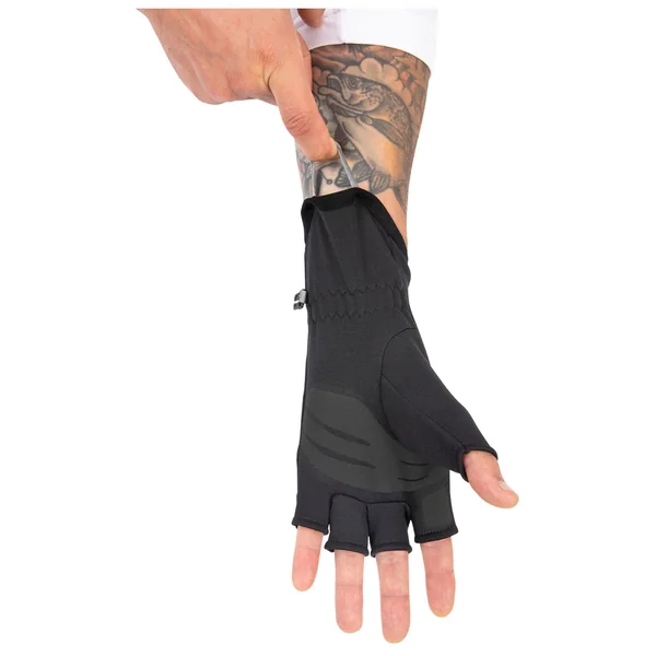Guante Simms Freestone Half-Finger Glove black - Imagen 6