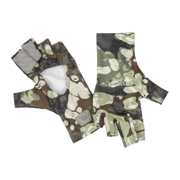 Guante Simms Solarflex SunGlove camuflaje ribereño