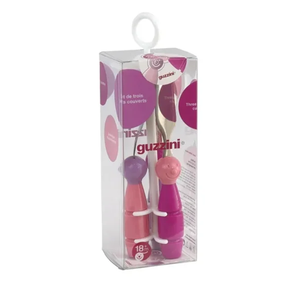 Guzzini Billo-Bimbi Set De Cubiertos De 3 Piezas