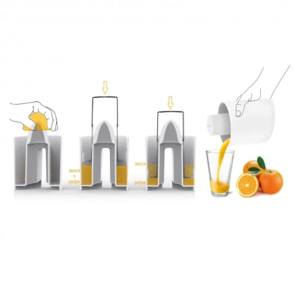 Guzzini Squeeze & Press Exprimidor 16.5cm - Imagen 4