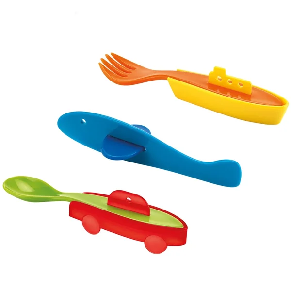 Guzzini Trafic-Bimbi Set De Cubiertos De 3 Piezas 10m+ - Imagen 3