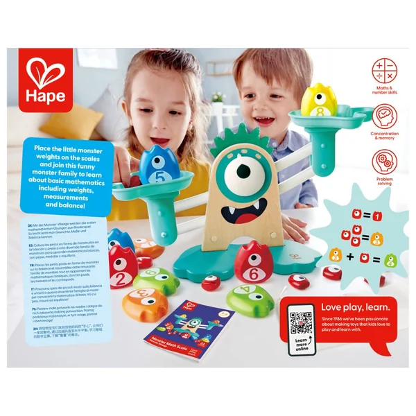 Hape Monster Math Scale 3-6 years - Imagen 4