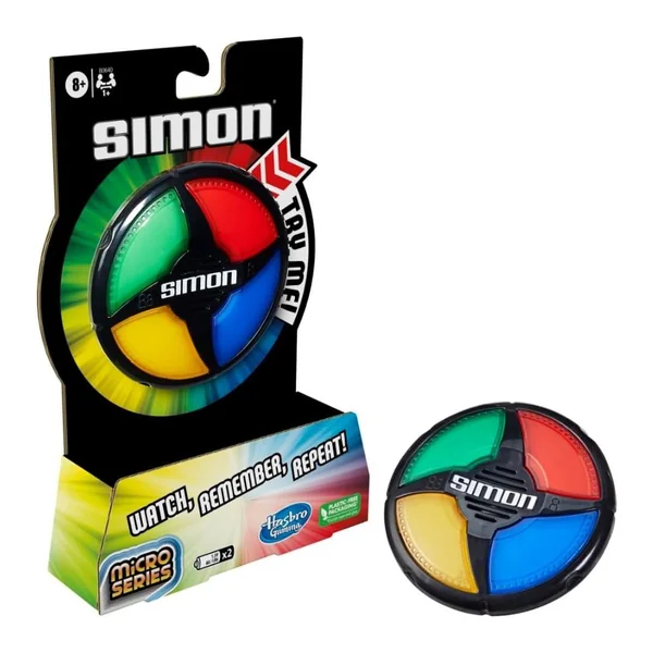 Hasbro Simon Micro Serie Watch, Remember, Repeat 8+