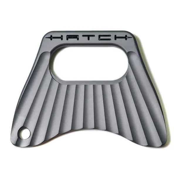 Hatch Cola de Pez Abrebotellas abrebotellas llavero grey