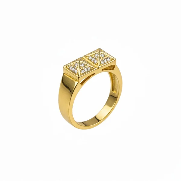 H&Co Anillo Ajustable Para Damas Fortaleza - Imagen 2