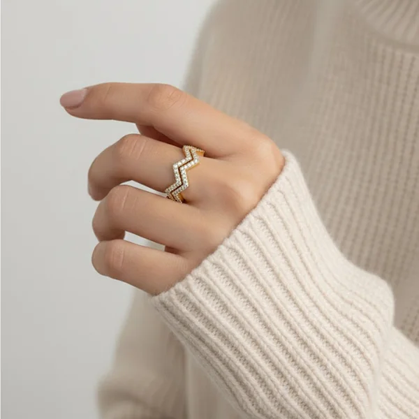 H&Co Anillo Ajustable Para Damas Pulso Marino