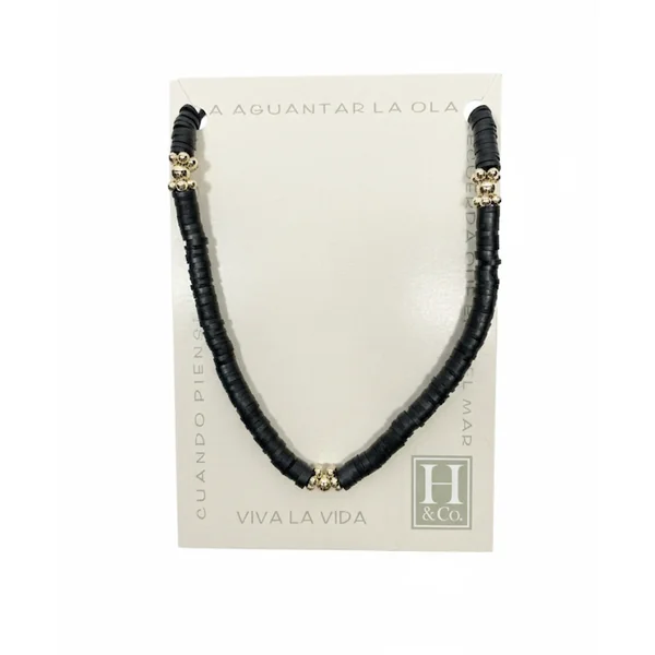 H&Co Collar De Pukas Black - Imagen 2