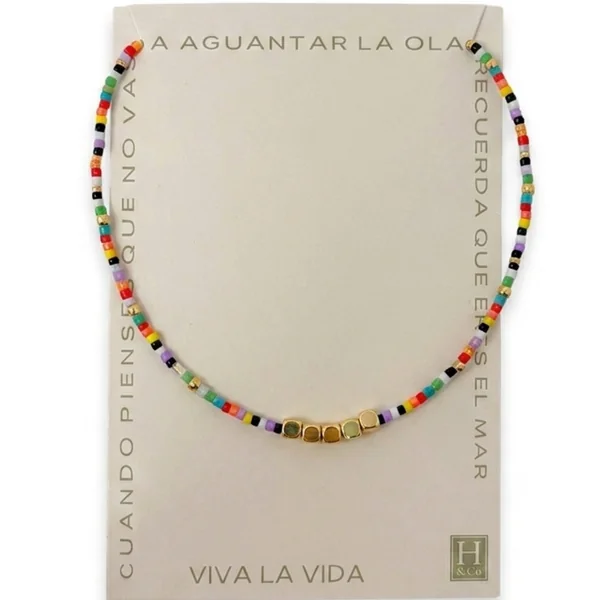 H&Co Collar Mostacilla Multicolor - Imagen 2