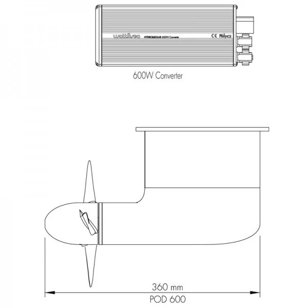 Hidrogenerador de flujo continuo POD 600 - Imagen 3