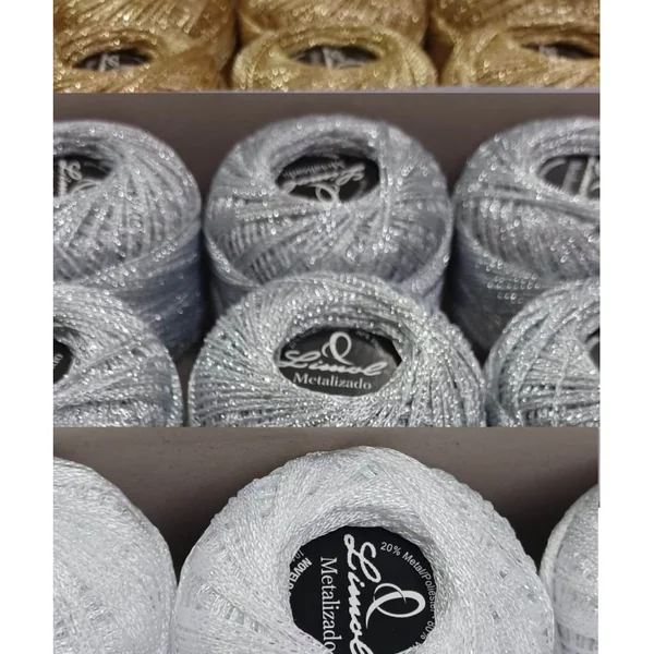 Hilo Crochet Metalizado Limol - Imagen 4